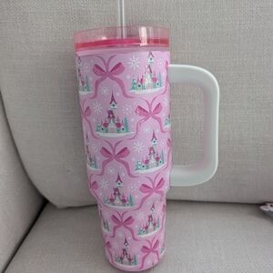 Disney Parks Pink and White Tumbler NEW